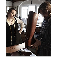 Emma and Guy West talk about the godiva design.