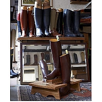 Boots ready for fitting.