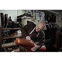 Mr Terry Eager Hand lasting a size 74 boot.