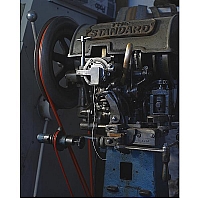 Sole stitching machine for riding boots